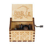 HULIANFU  Wooden Hand Crank Music Box Magic School Game Jurassic Park Godfather Children  Holiday Gift Christmas New Year Gift
