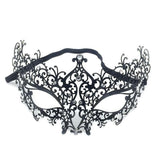 HULIANFU Male Female Phantom Gold Skull Venetian Metal Costume Masquerade Party Mask Laser Cut Halloween Prom Cosplay Wedding Ball Masks