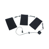 HULIANFU USB Charged Electric Heating Sheet Heating Pad With 3 Gear Adjustable Temperature For Vest Jacket Outdoor Accessories