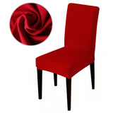 HULIANFU Solid color stretch Chair Cover Spandex Fabric seat Chair Covers restaurant Hotel Party Banquet Slipcovers home decoration event