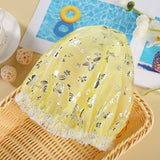 HULIANFU Waterproof Bath Hat Thickened Waterproof And Oil Fume Cap Women Spa Hair Salon Supplies Shower Cap Bathroom Accessories