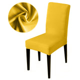 HULIANFU Solid color stretch Chair Cover Spandex Fabric seat Chair Covers restaurant Hotel Party Banquet Slipcovers home decoration event