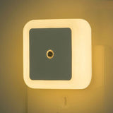 HULIANFU LED Night Light Mini Light Sensor Control 110V 220V EU US Plug Nightlight Lamp for Children Kids Living Roon Hearts Lights