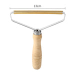 HULIANFU Pet Hair Remover Brush Portable Lint Remover Hair Brush Fuzz Fabric Shaver Brush Dog Grooming Tool Wooden Cat Brush Dog Supplies