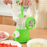 HULIANFU Meat Grinder Manual Processors Food Mincer Kitchen Machine Sausage Maker Stuffer Vegetable Chopper Blender Household  Enema Tool