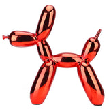 HULIANFU Nordic Resin Dog Crafts electroplating balloon dog sculpture home decorations modern living room desktop animal decor Ornament