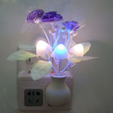 HULIANFU Novelty Night Light US Plug Induction Dream Mushroom Fungus Luminaria Lamp 220V 3 LED Mushroom Lamp led night lights