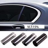 HULIANFU Width 40/50/60/70/80/90 cm Heat &amp; UV Block Professional Window Tint Auto Car UV Protector Glass Sticker Sun Shade Window Film