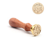 HULIANFU Retro Wood Stamp Classic 26 Letter A-z Alphabet Initial Sealing Wax Seal Stamp Ancient Seal Post Decorative Antique Stamp Gifts