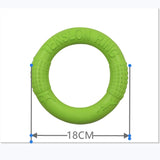 HULIANFU Pet Flying Discs EVA Dog Training Ring Puller Resistant Bite Floating Toy Puppy Outdoor Interactive Game Playing Products Supply