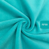 HULIANFU   Zyfmptex 1pcs Minky Fabrics For Sewing Diy Handmade Home Textile Cloth For Toys Plush Fabric Patchwork Solid Color Style 45*50cm