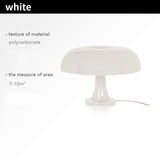 HULIANFU Italy Designer Led Mushroom Table Lamp for Hotel Bedroom Bedside Living Room Decoration Lighting Modern Minimalist Desk Lights