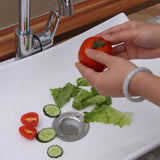 HULIANFU LINSBAYWU Kitchen Metal Sink Strainer Floor Drain Stainless Steel Bathtub Hair Catcher Stopper Shower Drain Hole Filter Trap