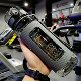 HULIANFU UZSPACE Sport Water Bottles BPA Free Portable Gym Anti-fall Leak-proof Large Capacity Fitness Kettle Tritan Plastic Drink Bottle