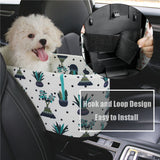 HULIANFU Puppy Cat Bed for Car Portable Dog Bed Travel Dog Carrier Protector for Samll Dogs Safety Car Central Control Pet Seat Chihuahua