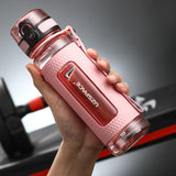 HULIANFU UZSPACE Sport Water Bottles BPA Free Portable Gym Anti-fall Leak-proof Large Capacity Fitness Kettle Tritan Plastic Drink Bottle