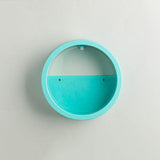 HULIANFU Wall Hanging Decor Shelf Flower Pot Modern Home Decor Room Decoration Multifunctional Storage Box Creative Round Floral Ornament