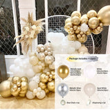 HULIANFU Rose Apricot Balloon Garland Arch Kit Wedding Birthday Party Decoration Kids Confetti Latex Balloons Baby Shower Decor Baloon