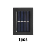 HULIANFU Smart Solar LED Outdoor Light Waterproof Garden Decor Lamps for Balcony Courtyard Street Wall Light Garden Outdoor Solar Lamp