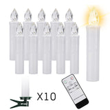 HULIANFU LED Candles Light Flameless Remote cвечи Velas شموع for Home Dinner Party Christmas Tree Candle Decoration Lamp Light New Years