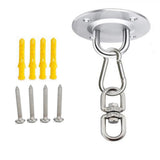 HULIANFU Stainless Steel Suspension Bracket Hammock Mount Ceiling Hook Anchor Hanger For Gym Training Aerial Yoga Sex Swing Hanging Kit