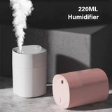 HULIANFU New Mini Air Humidifer Aroma Essential Oil Diffuser With Romantic Lamp USB Mist Maker Aromatherapy Humidifiers For Home Car