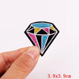 HULIANFU Mushroom Applique Embroidered Patches On Kids Clothes DIY Iron On Patches Cartoon Patches For Clothing Stickers Animal Badges