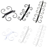 HULIANFU NICEFurniture Wine Glass Holder Stemware Rack Under Cabinet Metal Glasses Storage Hanger Organizer for Kitchen Bar