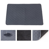 HULIANFU Washable Pet Dog Diaper Mat Waterproof Reusable Training Pad Urine Absorbent Environment Protect Diaper Mat Dogs Car Seat Cover