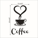 HULIANFU Kitchen Wall Stickers Vinyl Wall Decals for Kitchen English Quote Home Decor Art Decorative Stickers PVC Dining Room For Bar PVC