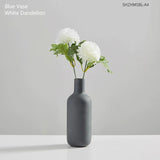 HULIANFU Modern Home Decor Glass Vase Minimalism Living Room Decoration Accessories Vase Decoration Household Flower Vases Gifts