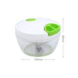 HULIANFU Kitchen Pulling Manual Food Rope Processor Shredder Vegetable Meat Garlic Onion Chopper Slicer Household Hand Mincer Tool