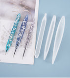 HULIANFU M0003 DIY Handmade Pen Silicone Mold - Epoxy Resin Pen Holder Resin Casting Mold - Penholder DIY Jewelry Making