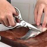 HULIANFU Multifunctional Kitchen Tools Kitchen Scissors Stainless Steal Meat Vegetable Cutting Scissors Chicken Bone Scissor Can Opener