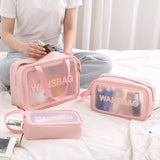 HULIANFU Women  Cosmetic Bag Makeup Bag Outdoor Multifunction Travel  Organizer Bags Waterproof Female Storage Cases Bags for Women
