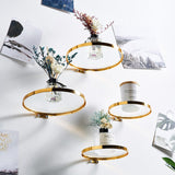 HULIANFU Simple Home Decoration Glass Ledge Home Decor Shelf For Flowers Wall Shelves Decorative Plant Flower Pot Rack Wall Shelf Crafts
