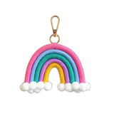 HULIANFU Macrame Rainbow Wall Hanging Decoration Boho Home Decor Party Supplies Baby Shower Dorm Kid Room Bead Tassels Ornaments