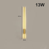 HULIANFU Led Wall Lamp Long Wall Light Decor For Home Bedroom Living Room Surface mounted Sofa background Wall Sconce Lighting Fixture