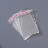HULIANFU Transparent Plastic Self Adhesive Bag Self Sealing Small Bags For Pen Jewelry Candy Packing Resealable Gift Cookie Packaging Bag