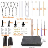HULIANFU LMDZ 72 Colors Wool Felting Kit Needle Felting Tools DIY Handle Wool Felt Toys Making Fabric Materials Handcraft For Beginners