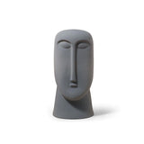 HULIANFU Nordic Ins Minimalist Ceramic Abstract Vase Black and White Human Face Creative Display Room Decorative Figue Head Shape Vase
