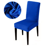HULIANFU Solid color stretch Chair Cover Spandex Fabric seat Chair Covers restaurant Hotel Party Banquet Slipcovers home decoration event