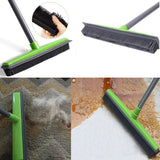 HULIANFU Multifunctional telescopic broom magic rubber besom cleaner pet hair removal brush home floor dust mop &amp; carpet sweeper
