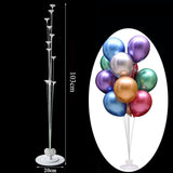 HULIANFU Table Balloon Arch Set Ballon Column Stand for Wedding Birthday Party Decorations Kids Balloons Accessories Christmas Decor ball