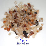 HULIANFU Natural Stones Gravel Crystals Chip Quartz Ore Minerals Reiki Healing Tumbled Agates Specimen Gemstones Home Aquarium Decoration
