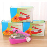HULIANFU Mini Sewing Machines Needlework Cordless Hand-Held Clothes Useful Portable Sewing Machines Handwork Tools Sewing Accessories