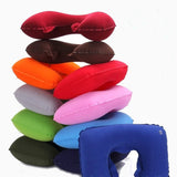 HULIANFU U Shaped Travel Pillow Inflatable Neck Car Head Rest Air Cushion for Travel Office Nap Head Rest Air Cushion Neck Pillow