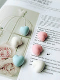 HULIANFU Mini Cute Heart Essential Oil Soap Candle Silicone Mold DIY Valentine  Day Handmde Clay Resin Epoxy Making Decorating