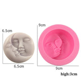 HULIANFU Scented Candle Mold DIY Wool shape Candle Silicone Casting Mold Handmade Candle Soap Making Wax Mold Handcraft Home Decoration