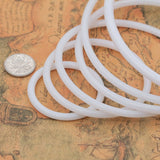 HULIANFU White Plastic Dream Catcher Ring Round Wooden Bamboo Hoop DIY Craft Tools Christmas Wedding Wreath